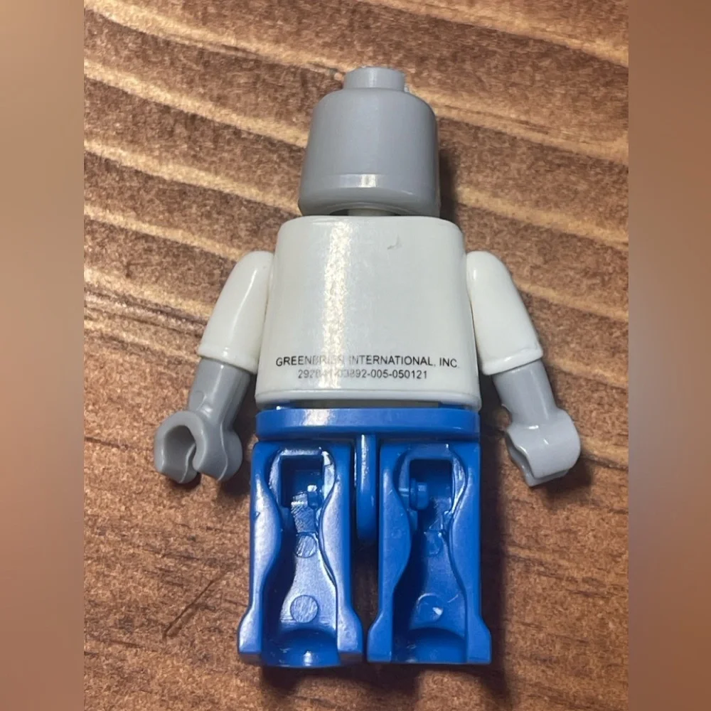 Zombie Minifigure Toy with Blue Pants